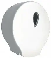 NOFER 05005.W Диспенсер для туалетной бумаги пластмассовый белый 325х305х130 от магазина Белый Лис