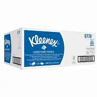 Kimberly-Clark 6778 Kleenex Бумажные полотенца в пачках белые двухслойные (15 пачек по 124 листа) от магазина Белый Лис
