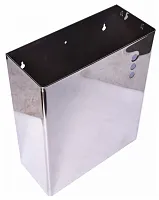 NOFER 14077.B Контейнер для мусора настенный из нержавеющей стали глянцевый 23 л. - Цена: 20 115 руб. - Урны и контейнеры для мусора - Магазин Белый Лис