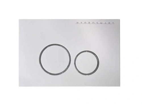 NOFER 07812.W Панель смыва HYDROSMART белая с круглыми клавишами от магазина Белый Лис