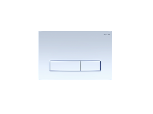 Панель смыва Aquatek Slim Белая глянец (клавиши прямоугольные) KDI-0000021 от магазина Белый Лис