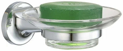 NOFER 16413.B Мыльница стеклянная Hotel - Цена: 1 720 руб. - Мыльницы - Магазин Белый Лис