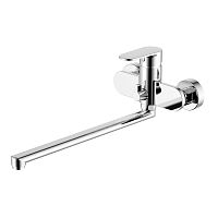 AQ1842CR НИКА смеситель для ванны с длинным изливом - Цена: 10 850 руб. - Смесители AQUATEK - Магазин Белый Лис