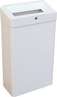 MERIDA STELLA R KSB102.R Корзина для мусора с конусным отверстием металлическая (WHITE) 47 л. - Цена: 47 460 руб. - Урны и контейнеры для мусора - Магазин Белый Лис