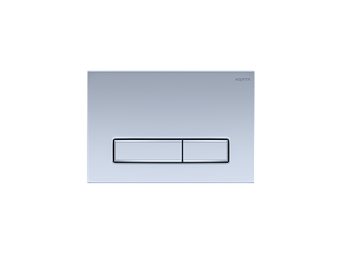 Панель смыва Aquatek Slim Никель (клавиши прямоугольные) KDI-0000027 от магазина Белый Лис