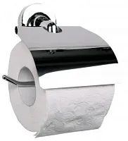 NOFER 16417.B Держатель для туалетной бумаги горизонтальный с крышкой Hotel - Цена: 1 990 руб. - Держатели для туалетной бумаги  - Магазин Белый Лис