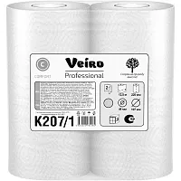 Veiro Professional Comfort К207/1 Полотенца бумажные в стандартных рулонах 2 сл, 12.5 м, белые от магазина Белый Лис