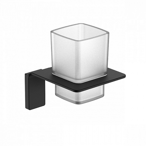 Подстаканник одинарный IDDIS Slide матовое стекло сплав металлов (SLIBSG1i45) - Цена: 3 190 руб. - Стаканы для зубных щёток - Магазин Белый Лис