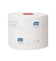 127530 Tork туалетная бумага Mid-size в миди-рулонах, система Т6, белый от магазина Белый Лис