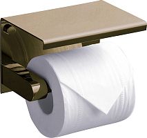 Держатель туалетной бумаги с полкой RUSH Edge (ED77141 Bronze) - Цена: 2 202 руб. - Держатели для туалетной бумаги  - Магазин Белый Лис