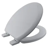 NOFER 5000AR492 Сиденье для туалета деревянное серое - Цена: 6 525 руб. - Крышки-сиденья для унитазов - Магазин Белый Лис