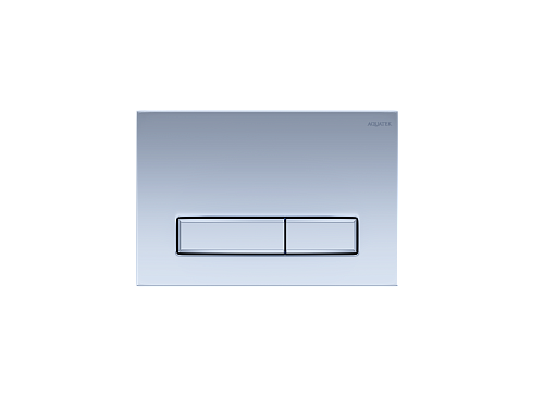Панель смыва Aquatek Slim Хром матовая (клавиши прямоугольные) KDI-0000024 от магазина Белый Лис