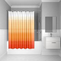 Штора для ванной комнаты IDDIS Horizon 200*200 см Orange Horizon (300P20RI11) - Цена: 1 590 руб. - Шторки для ванной - Магазин Белый Лис