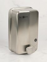 NOFER 03050.S Диспенсер для мыла INOX evo матовый прямоугольный 1200 мл.200х125х95 от магазина Белый Лис