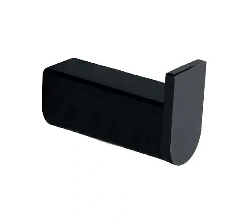 NOFER 16221.N Крючок для полотенец настенный одинарный Capri черный - Цена: 1 785 руб. - Крючки - Магазин Белый Лис