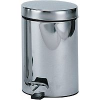 NOFER 09100.03.B Урна с педалью из нержавеющей стали 3 л. (блестящая) - Цена: 2 295 руб. - Урны и контейнеры для мусора - Магазин Белый Лис