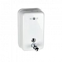 NOFER 03001.W Диспенсер для мыла INOX белый прямоугольный 1200 мл. от магазина Белый Лис