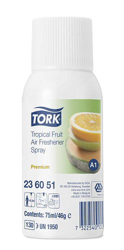 236051 Tork Premium аэрозольный освежитель воздуха, тропический аромат от магазина Белый Лис