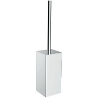 NOFER 09075.B Ершик напольный квадратный из нержавеющей стали глянцевый - Цена: 7 675 руб. - Ершики - Магазин Белый Лис