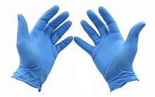 SARAYA 79533 Перчатки нитриловые, неопудренные, цвет синий,размер L (200 шт./уп) - Цена: 975 руб. - Перчатки защитные - Магазин Белый Лис