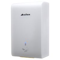 Ksitex M-800W Turbo Скоростная сушилка для рук, пластик, белая от магазина Белый Лис