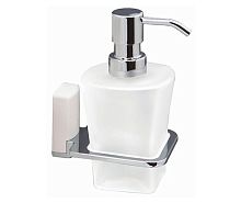 WasserKRAFT Leine K-5099WHITE Дозатор для жидкого мыла - Цена: 2 620 руб. - Дозаторы жидкого мыла для ванной - Магазин Белый Лис