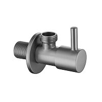 AQ2450BGM угловой переходник, оружейная сталь - Цена:  - Комплектующие для душевых систем - Магазин Белый Лис