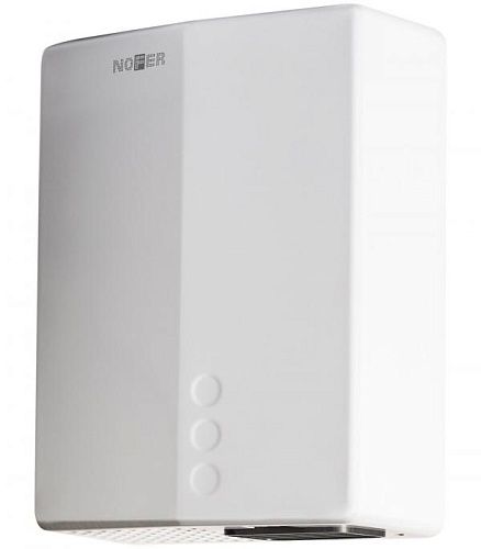 NOFER 01491.W Сушилка для рук BIGFLOWevo автоматическая 2050 W из ABS пластика, белая от магазина Белый Лис