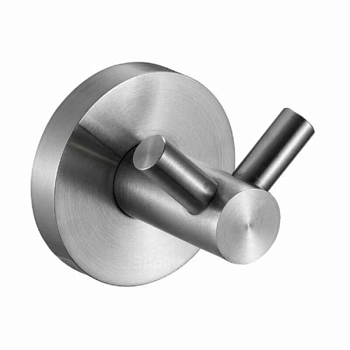 NOFER 16852.S Крючок для ванной двойной NIZA матовый - Цена: 2 550 руб. - Крючки - Магазин Белый Лис