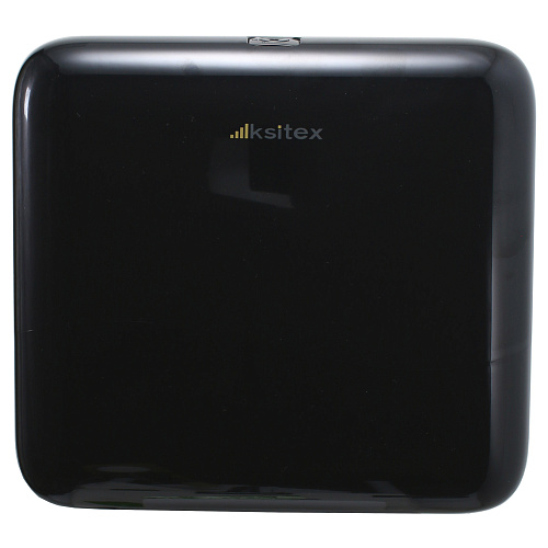 Ksitex TH-905B Диспенсер бумажных полотенец чёрный, V-сложения, пластик от магазина Белый Лис