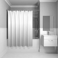 Штора для ванной комнаты 200*180см полиэстер IDDIS Basic (B65P218i11) - Цена: 1 490 руб. - Шторки для ванной - Магазин Белый Лис