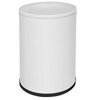 NOFER 14082.2.W Мусорная корзина из окрашенной стали .Белая .12 литров - Цена: 7 730 руб. - Урны и контейнеры для мусора - Магазин Белый Лис