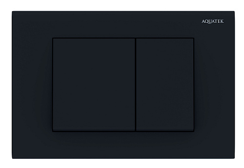 AQUATEK KDI-0000012 (001D) Панель смыва черная матовая, клавиши квадрат от магазина Белый Лис