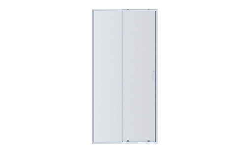AQ NAA 6121-100 (новый артикул AQ ARI RA 10020CH) Душевая дверь двухэлементная, раздвижная1000x2000 профиль хром, стекло прозрачное от магазина Белый Лис