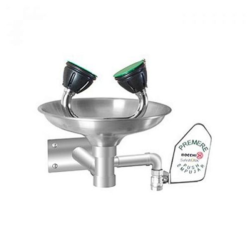 NOFER  SC300X Аварийная раковина Bocchi для промывки глаз настенная из нерж. стали с рычагом от магазина Белый Лис