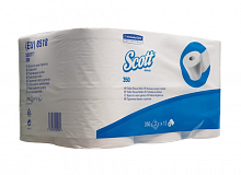 Kimberly-Clark 8518 SCOTT Трехслойная туалетная бумага в стандартных рулонах с увеличенной намоткой от магазина Белый Лис