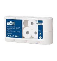 120320 Tork туалетная туалетная бумага в стандартных рулонах мягкая , система Т4, белый от магазина Белый Лис