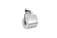 NOFER 16500.S Держатель для туалетной бумаги с крышкой LINE матовый - Цена: 4 535 руб. - Держатели для туалетной бумаги  - Магазин Белый Лис