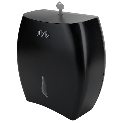 BXG PD-8002B NEW Диспенсер рулонной туалетной бумаги, чёрный от магазина Белый Лис
