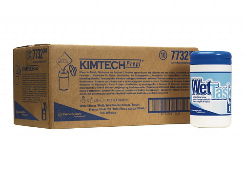 Kimberly-Clark 7732 Kimtech Wettask Ведро малое дозирующее с блоком протирочных салфеток в рулоне  от магазина Белый Лис
