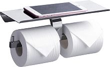 Держатель туалетной бумаги двойной с полкой RUSH Edge (ED77142B) - Цена: 5 971 руб. - Держатели для туалетной бумаги  - Магазин Белый Лис