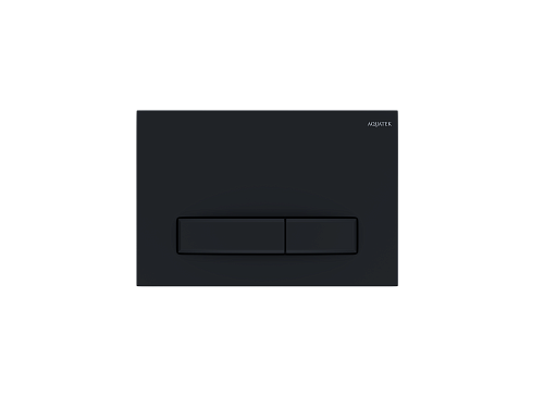 Панель смыва Aquatek Slim Черная матовая (клавиши прямоугольные) KDI-0000025 от магазина Белый Лис