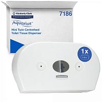 7186 Диспенсер (дозатор) для туалетной бумаги рулон с центральной подачей на 2 рулона от магазина Белый Лис