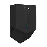 BXG-JET-5700D Высокоскоростная электросушилка для рук, чёрная, ABS-пластик, с функцией ультрафиолетовой стерилизации от магазина Белый Лис