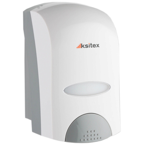 Ksitex SD-6010-1000 Дозатор для жидкого мыла механический, пластик белый 1 литр от магазина Белый Лис