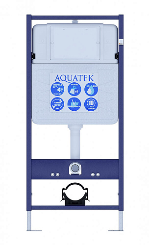 AQUATEK Easy Fix 50 INS-0000010 Инсталляция для подвесного унитаза 1130х500х100+звукоизоляционная прокладка от магазина Белый Лис