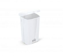 IPC Euromop 281045 Контейнер для мусора 25 литров, белый с педалью пластик - Цена: 1 800 руб. - Урны и контейнеры для мусора - Магазин Белый Лис