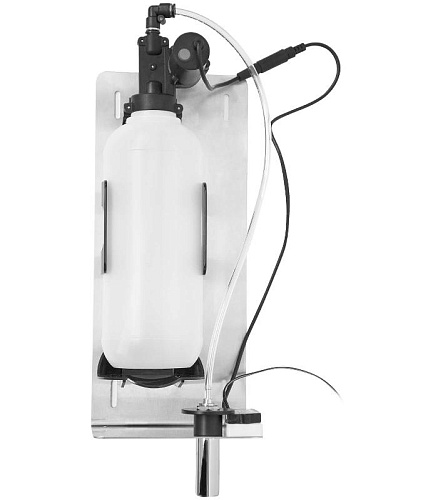 NOFER 03107.B Дозатор для жидкого мыла и гелевого антисептика сенсорный, установка за зеркалом 1000 мл, 425х140х120 мм от магазина Белый Лис