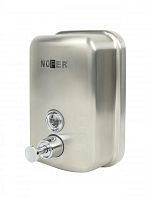 NOFER 03001.06.S Диспенсер для мыла INOX матовый прямоугольный 600 мл. от магазина Белый Лис