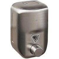 NOFER 03022.S Диспенсер для мыла INOX матовый прямоугольный 820 мл. от магазина Белый Лис